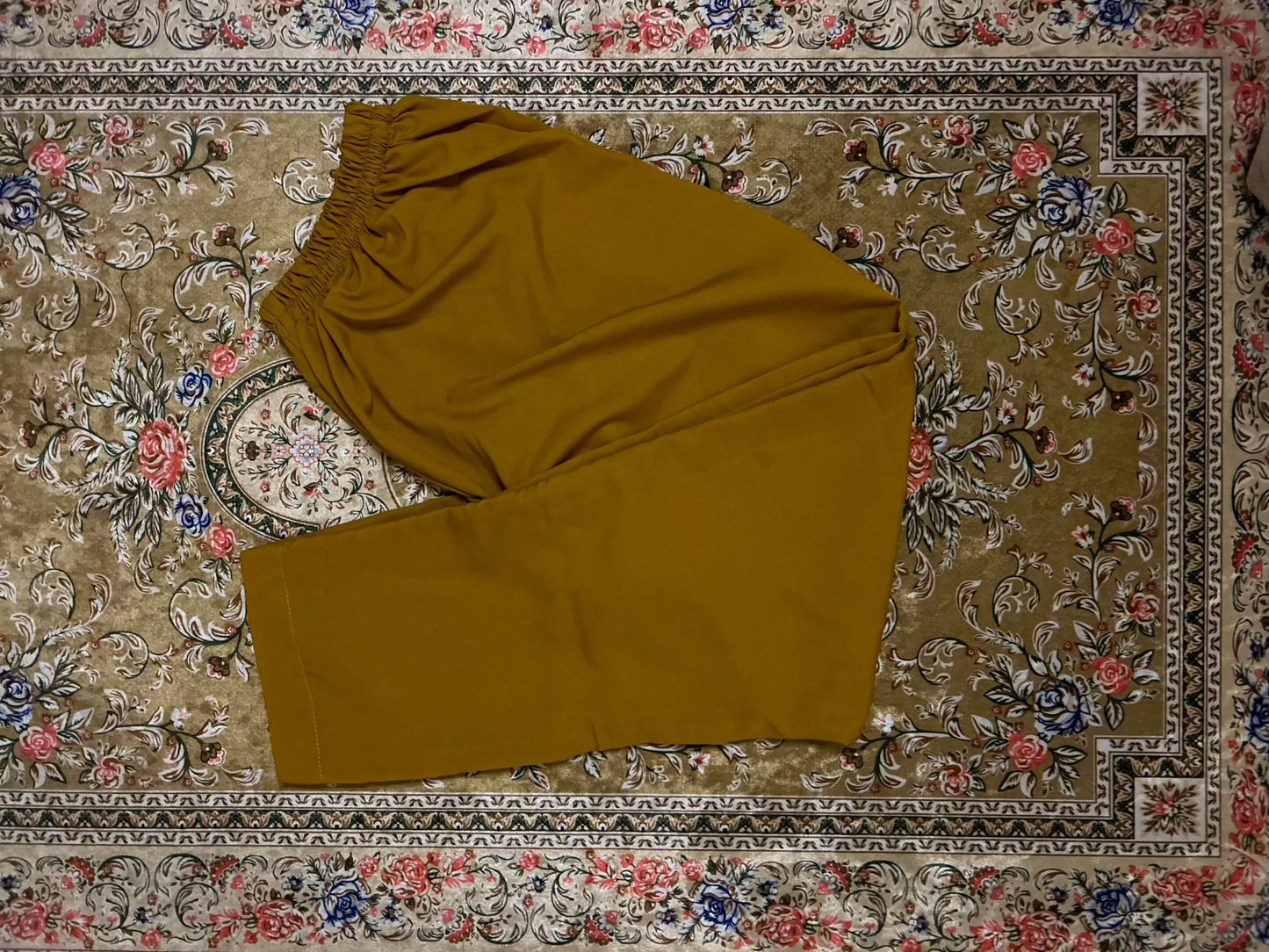 Malai Straight Trouser Mustard Yellow | Zarveil